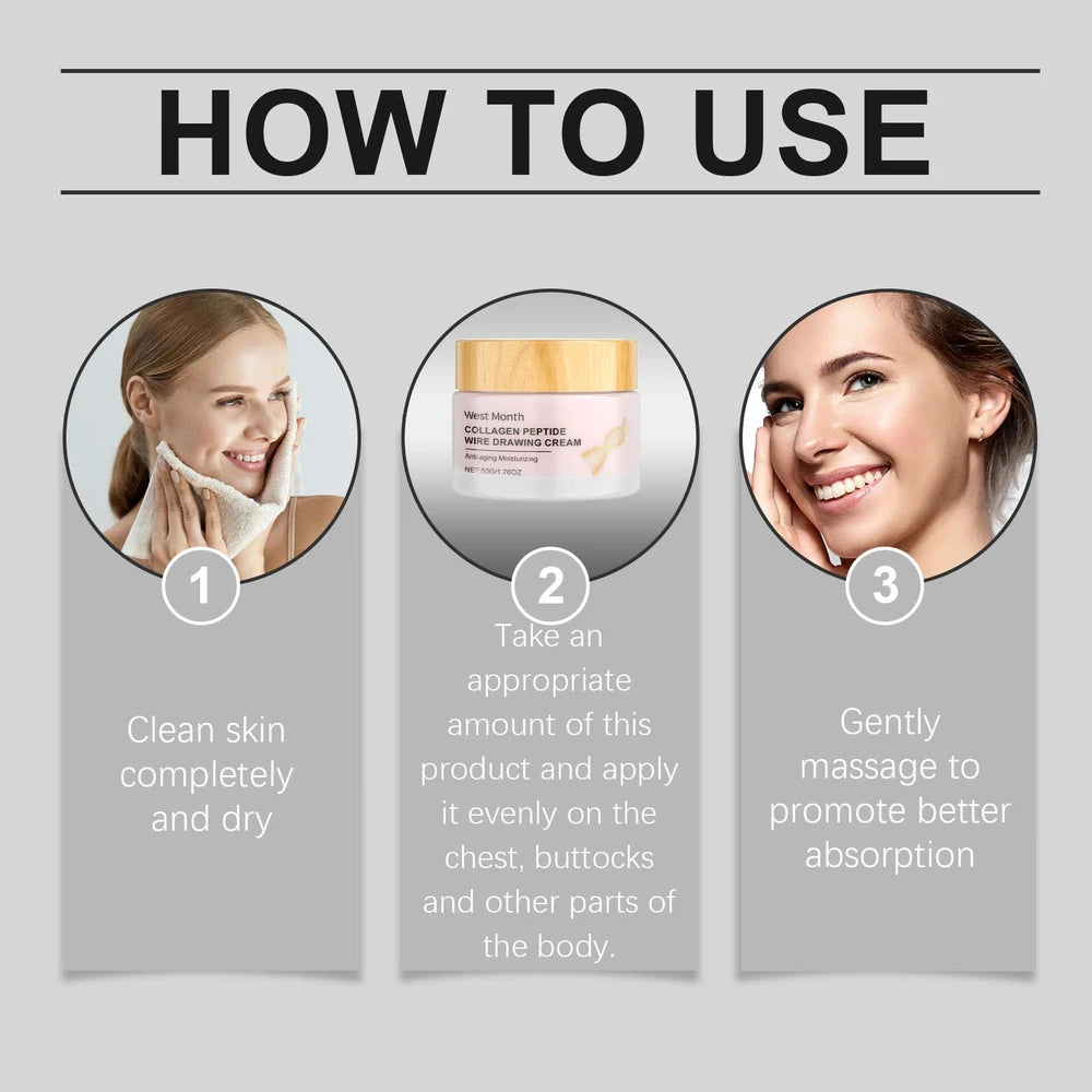 West Month - Collagen Peptide Wire Drawing Cream